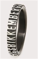 Anello Bikkembergs Uomo Embossed in Acciaio EMBR01BW-19 - EMBR01BW-19